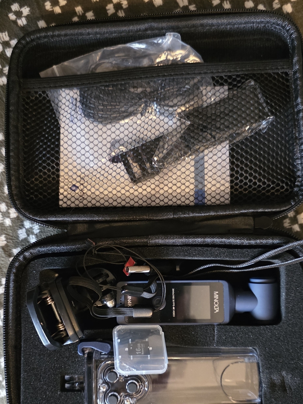 Minolta Handheld Gimbal Stabilizer with Case - Black
